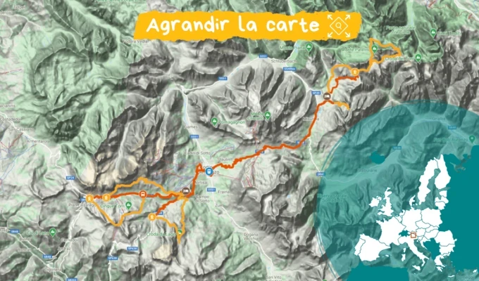 carte dolomites de Cortina carte dolomites de Cortina