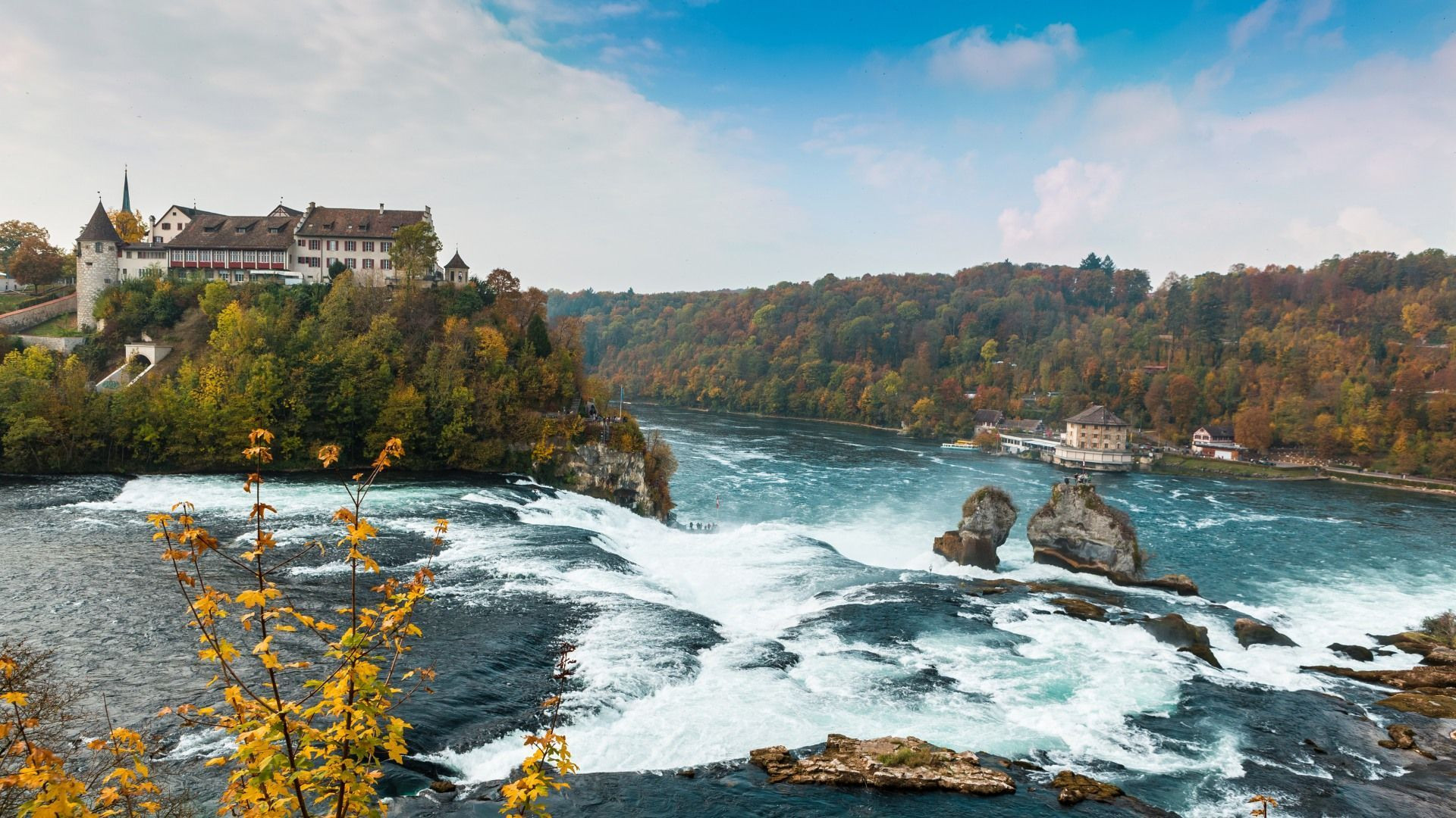 Chutes du Rhin et château de Laufen - Schaffhouse - Suisse