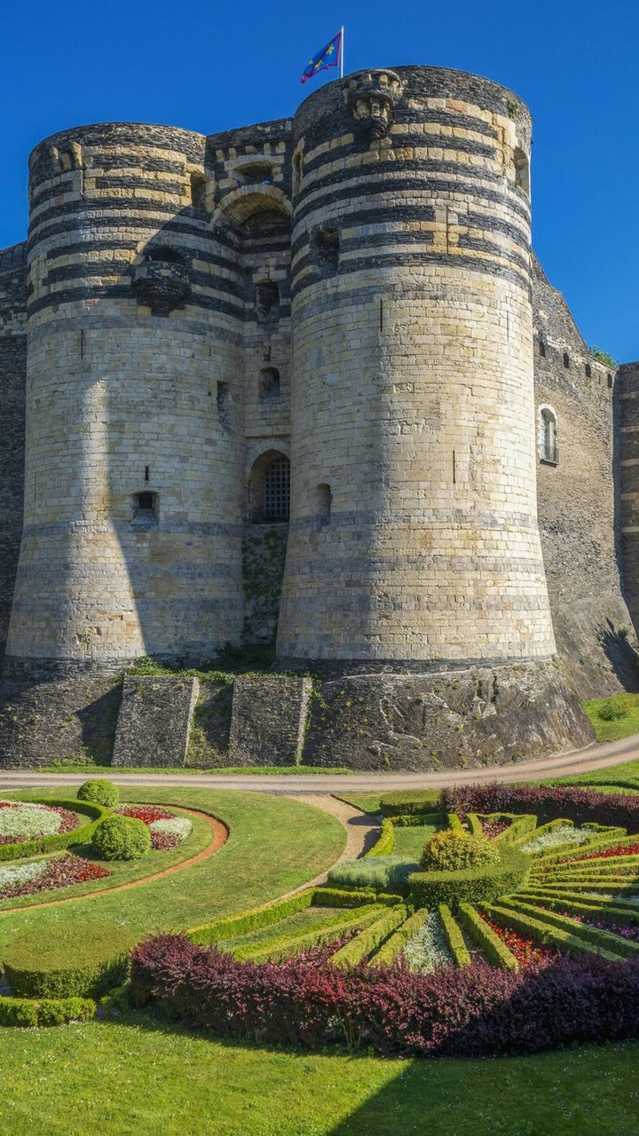 The castle of Angers