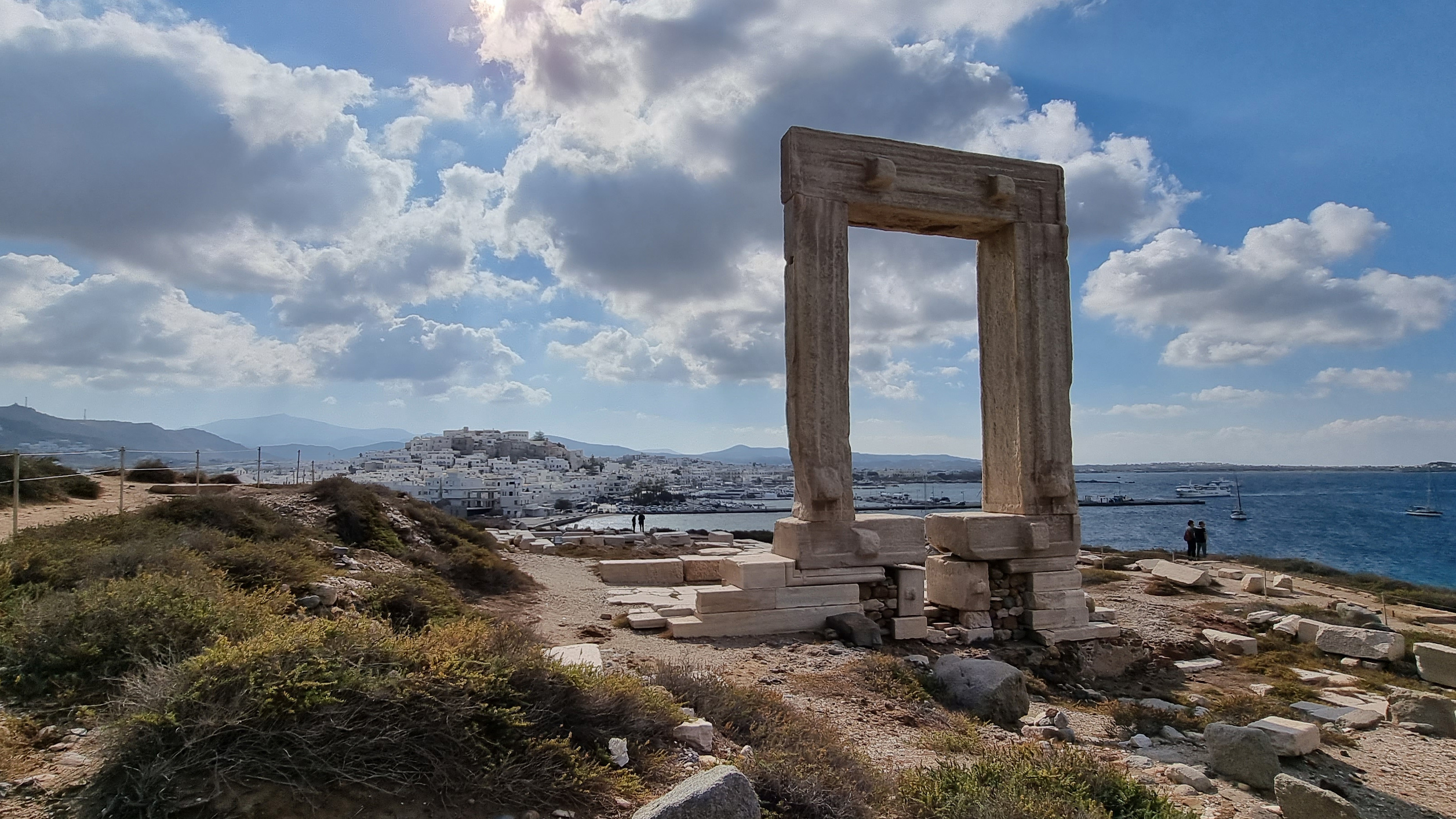 Naxos - Porte d'Apollon © Anne-Marie Billault