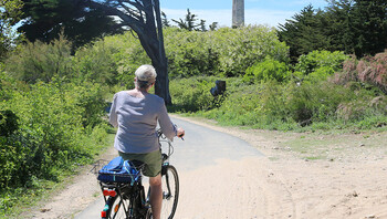 Arrivée au phare des Baleines