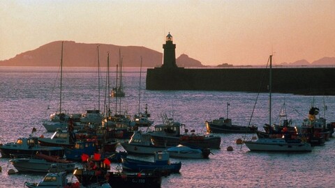 Fin de journée face à la mer sur l'Ile de Jersey © Inconnu