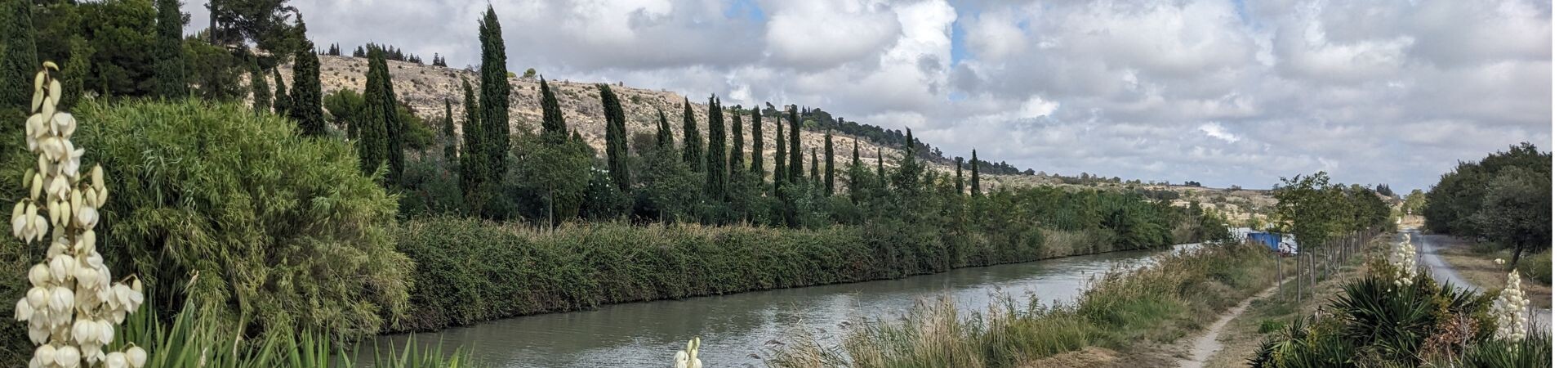 Le Canal du midi de Capestang à Béziers