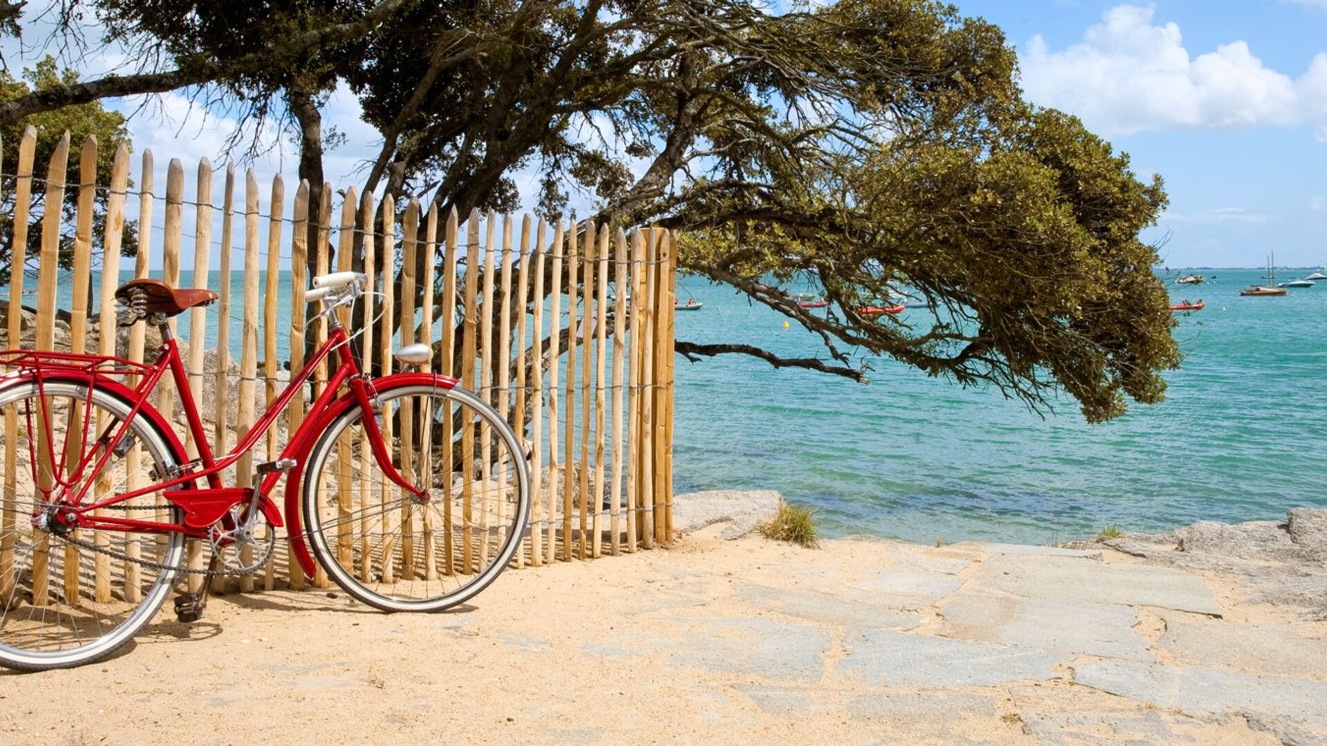 Bicyclette sur l'île de Noirmoutier, Vendée