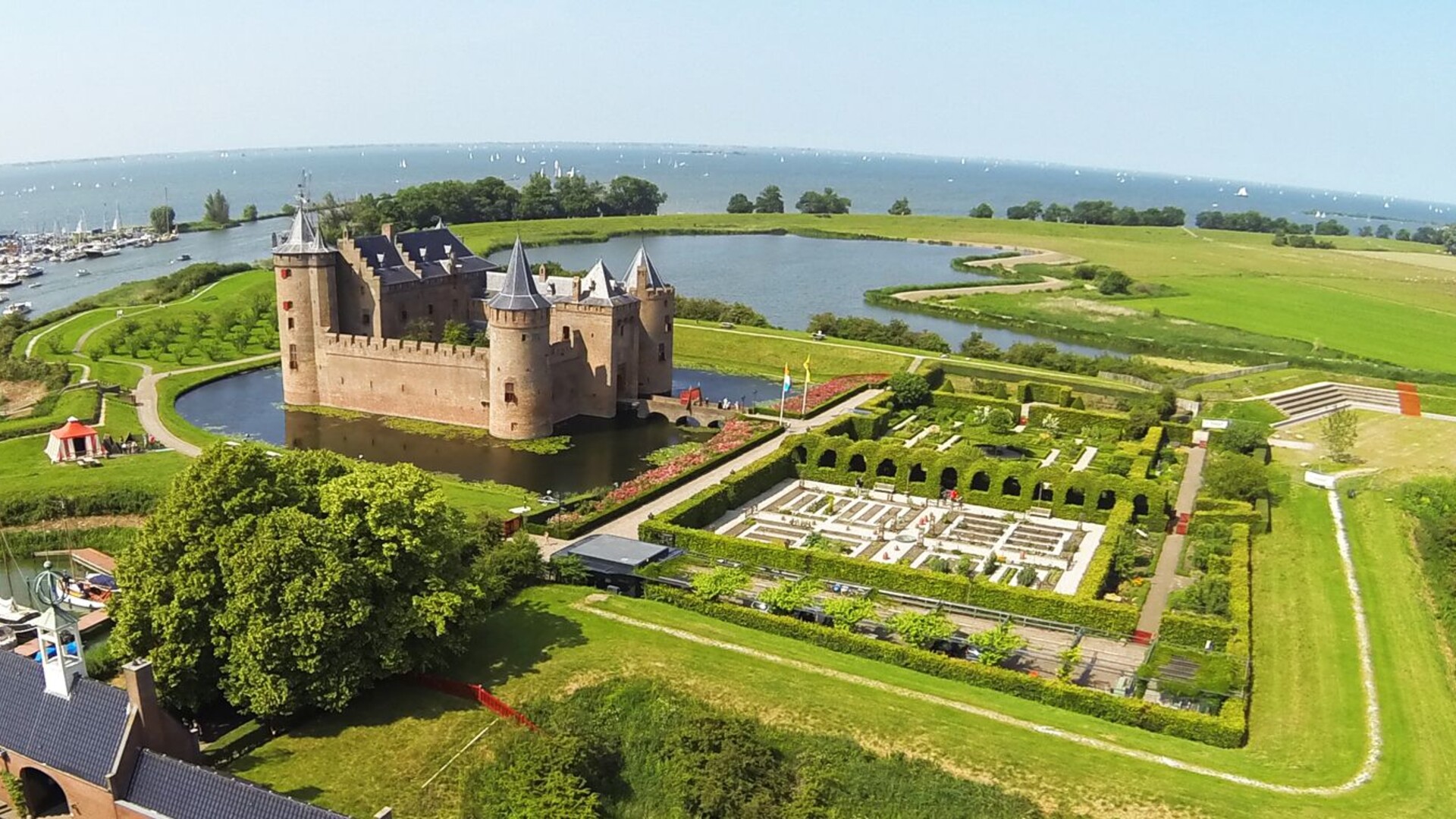 Le château de Muiden, le Muiderslot, aux Pays-Bas