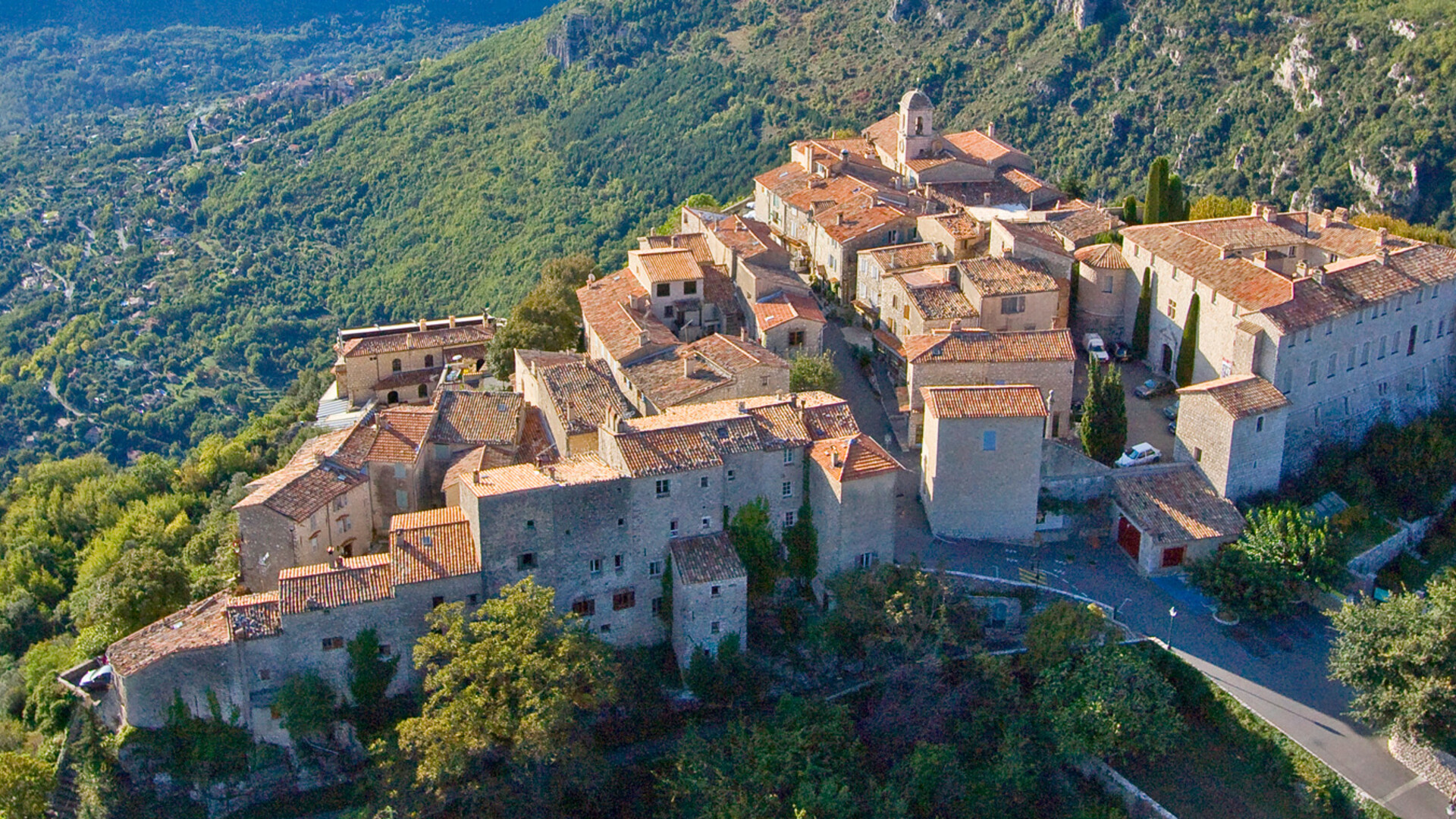 Village de Gourdon sur les balcons de la Côte d'Azur