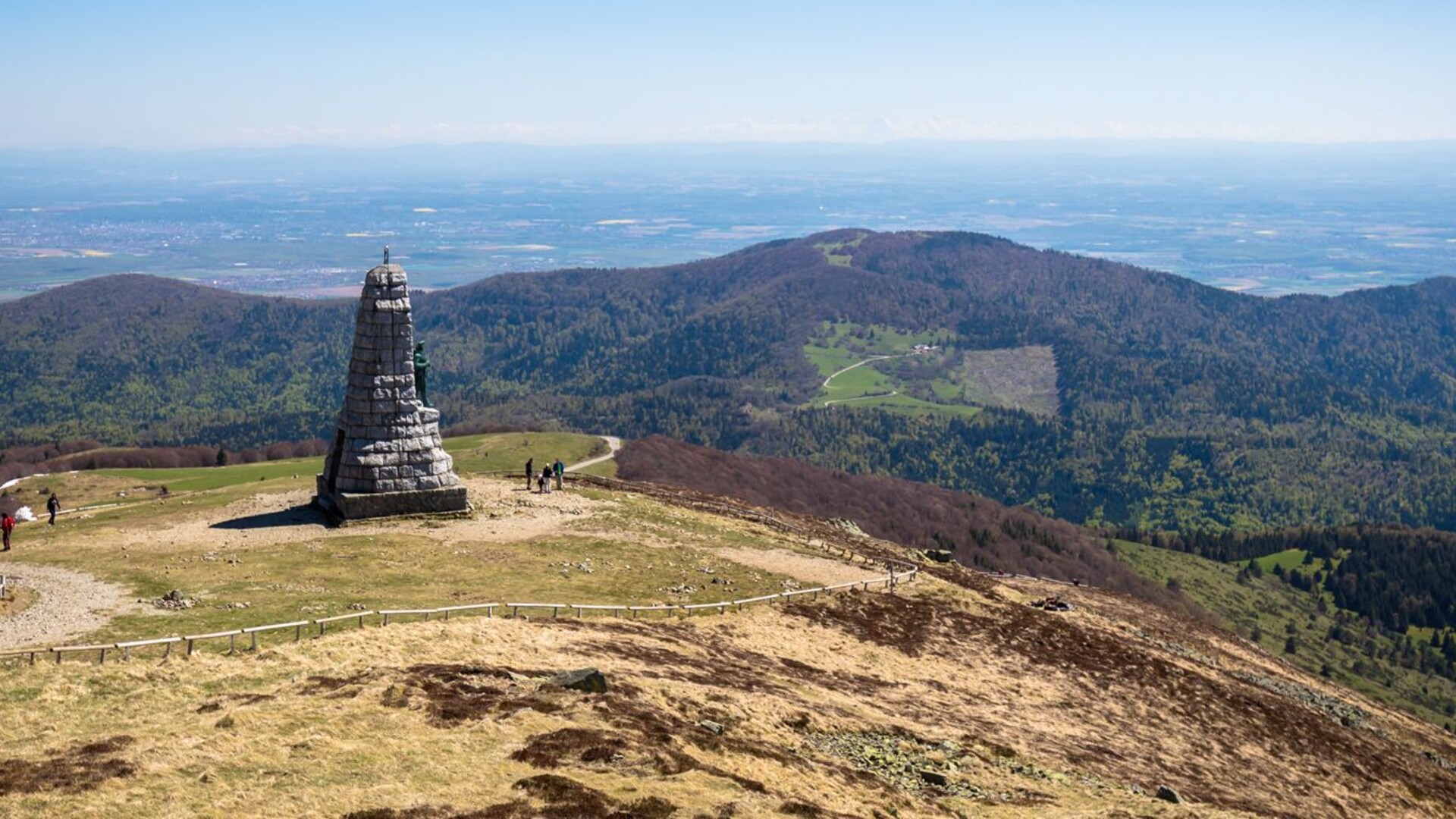 Le Grand Ballon dans le parc naturel régional des Vosges en Alsace