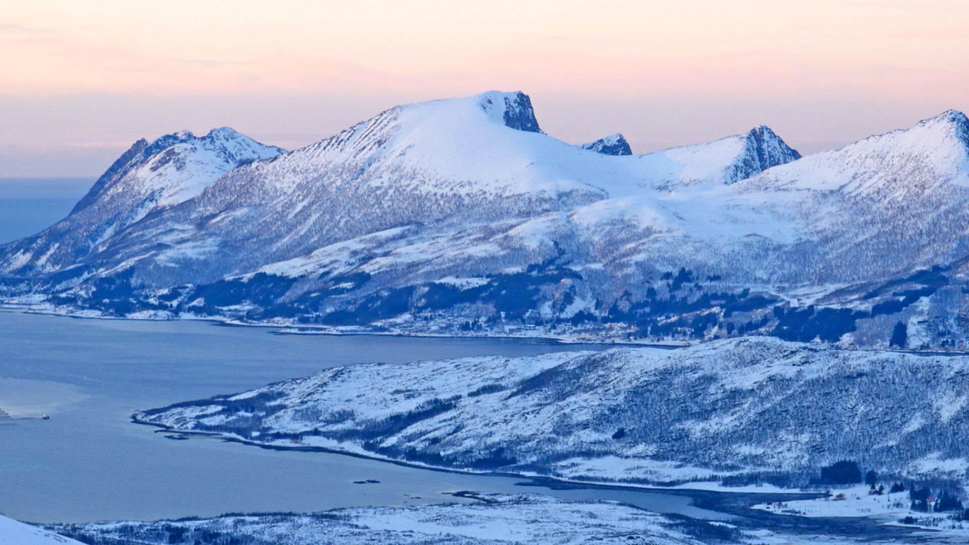 Île de Senja en hiver, Norvège