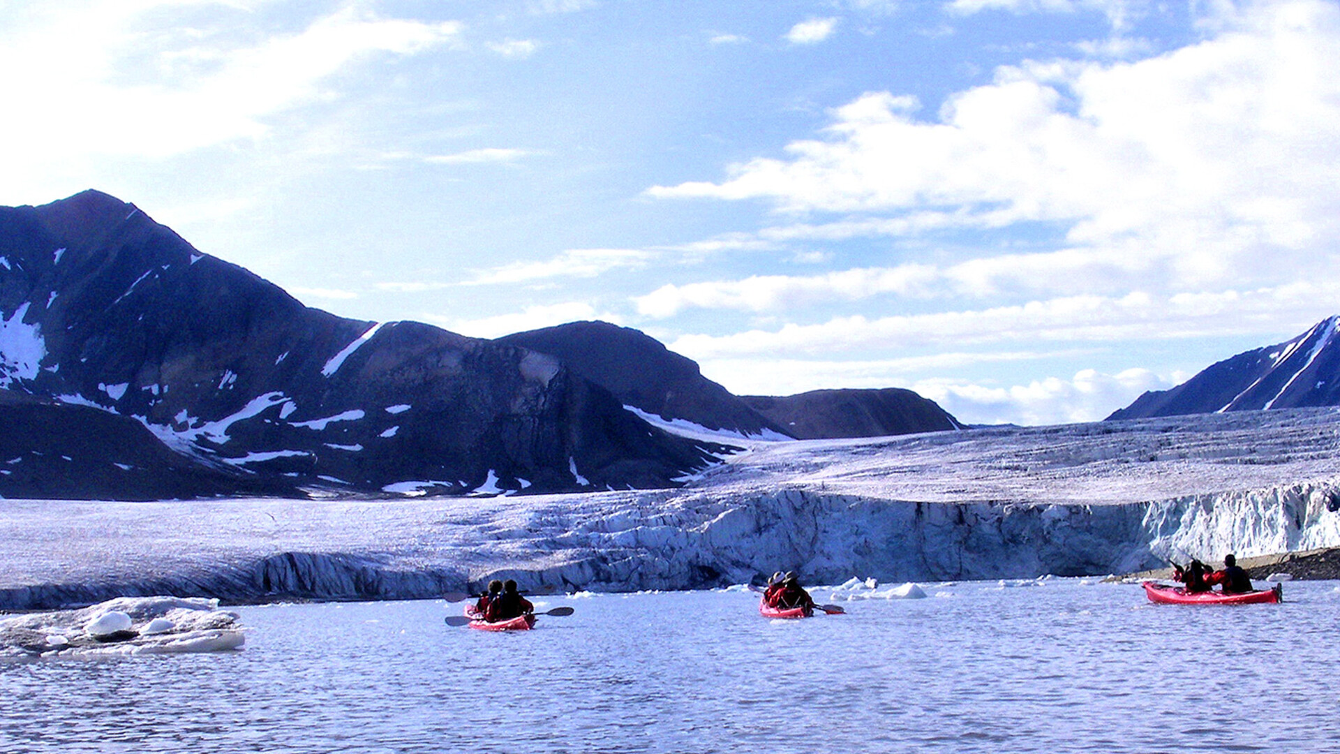 Kayak en Norvège