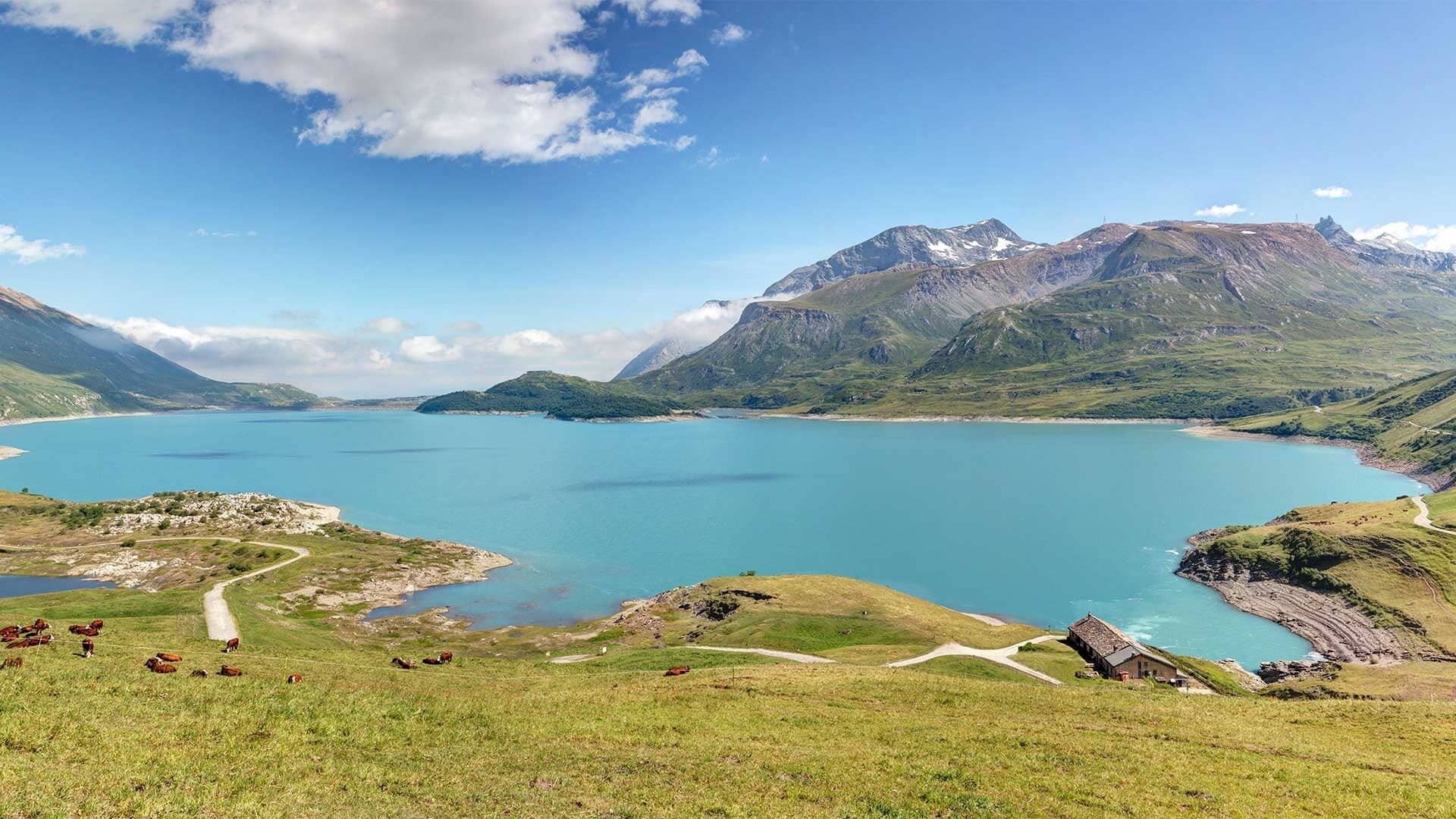 Vue sur le lac du Mont Cenis 