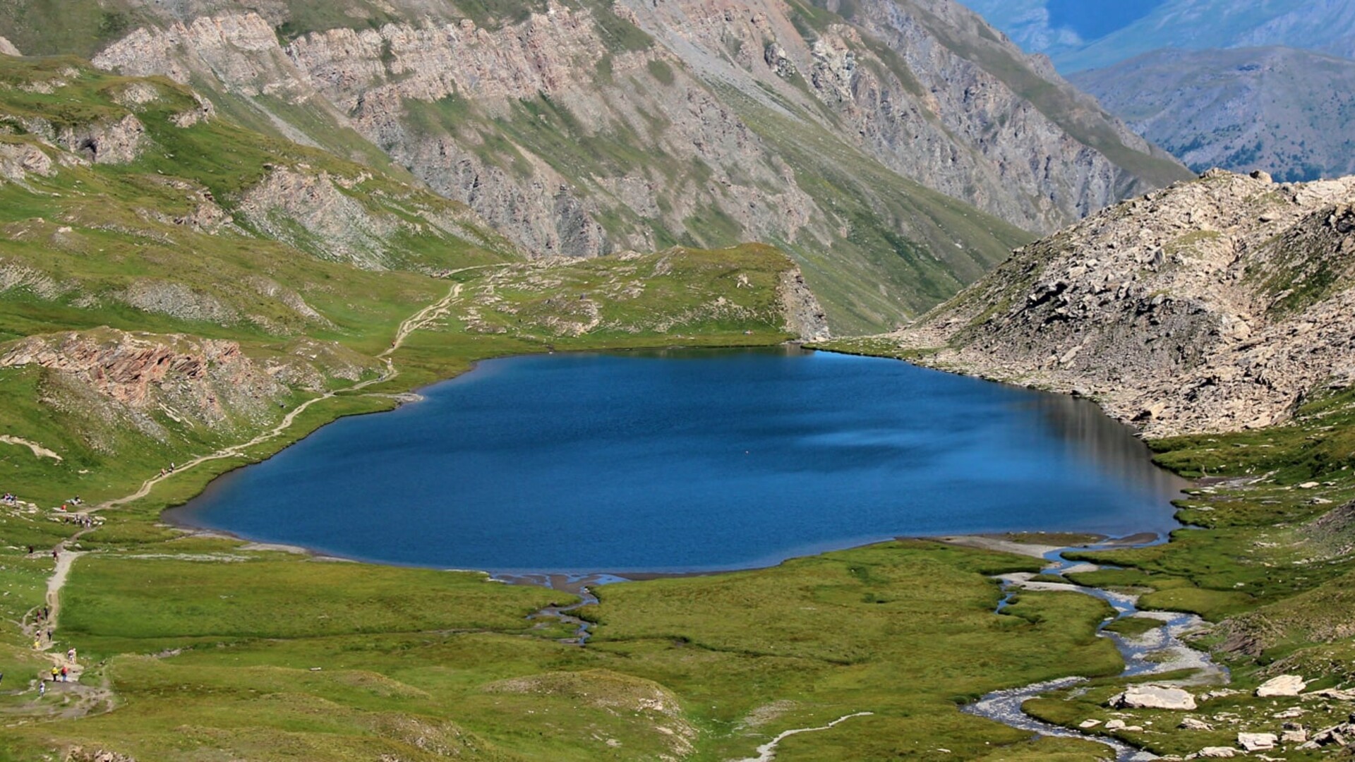 Lac de Foréant dans le Queyras