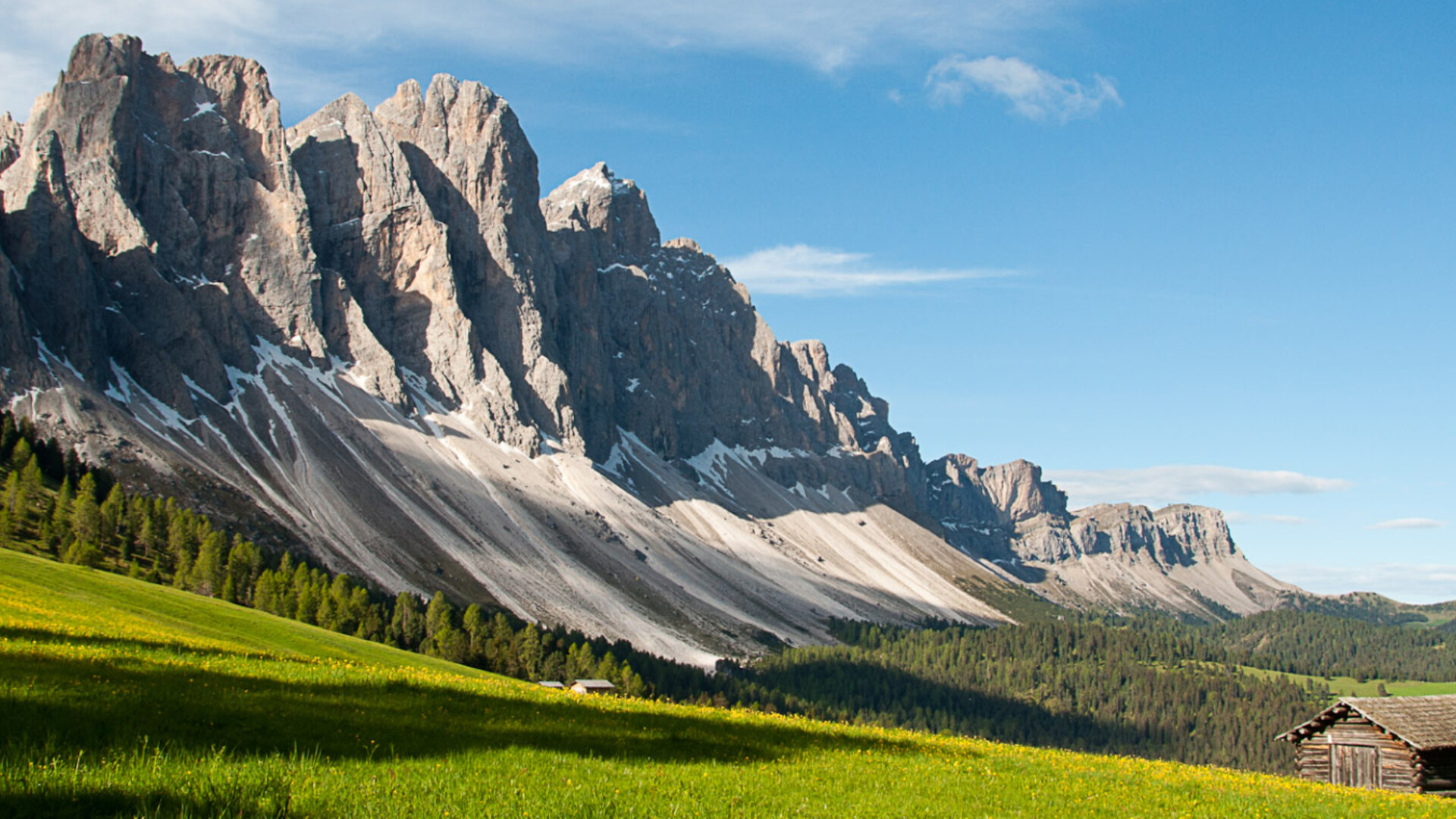 Massif des Odle dans les Dolomites