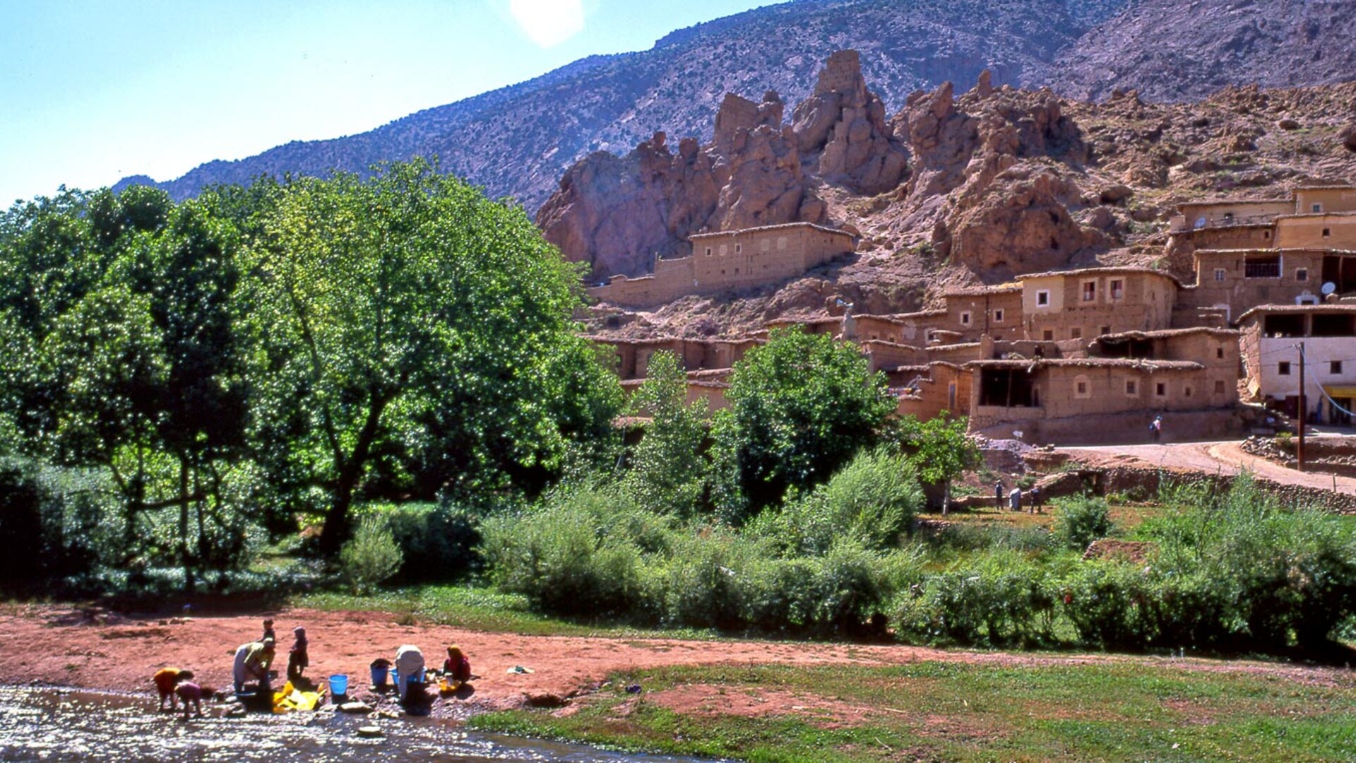 Paysage du trek des Aït Bougmez au sommet du M'Goun, au Maroc