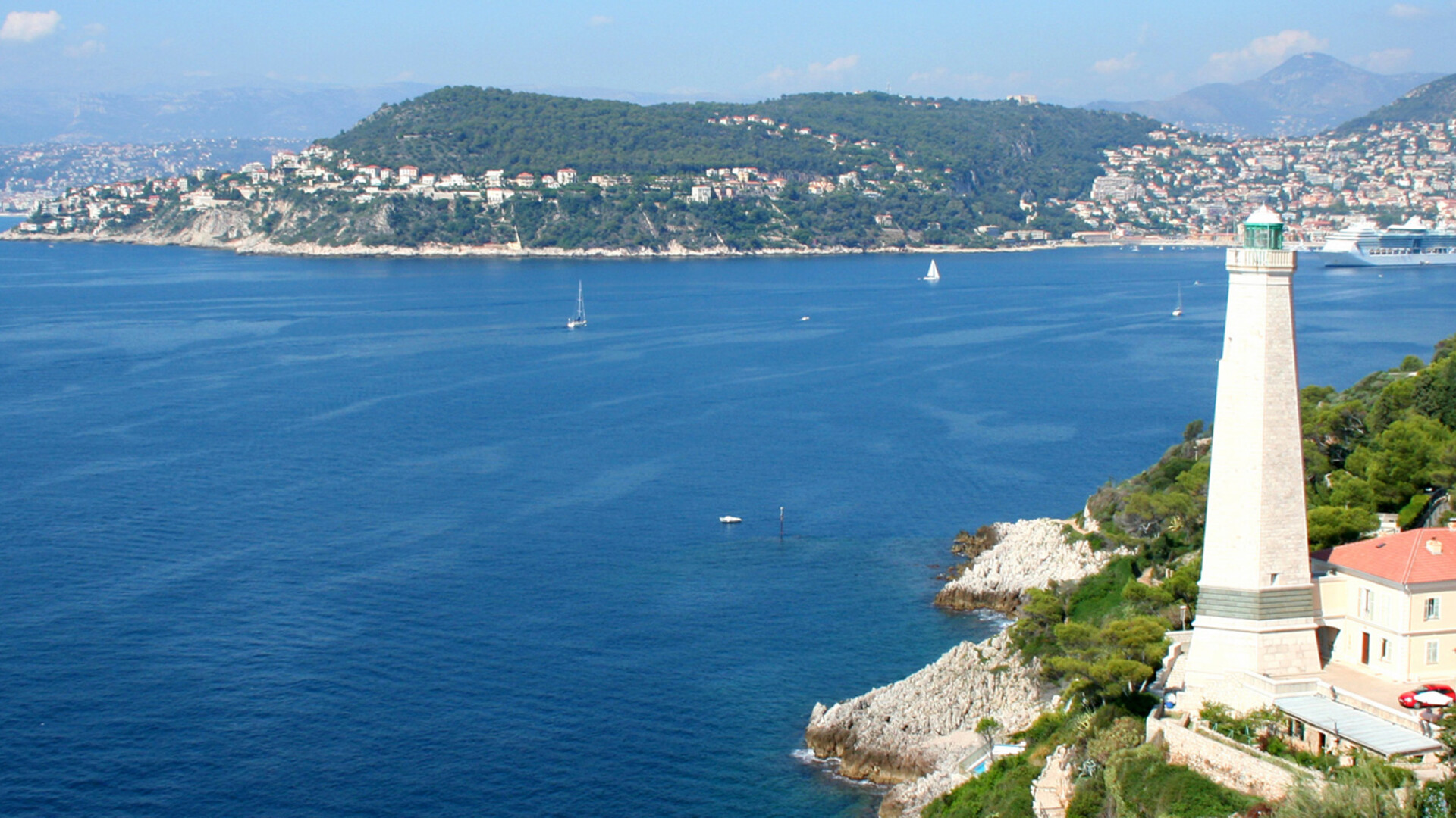 Phare du Cap Ferrat sur la Côte d'Azur