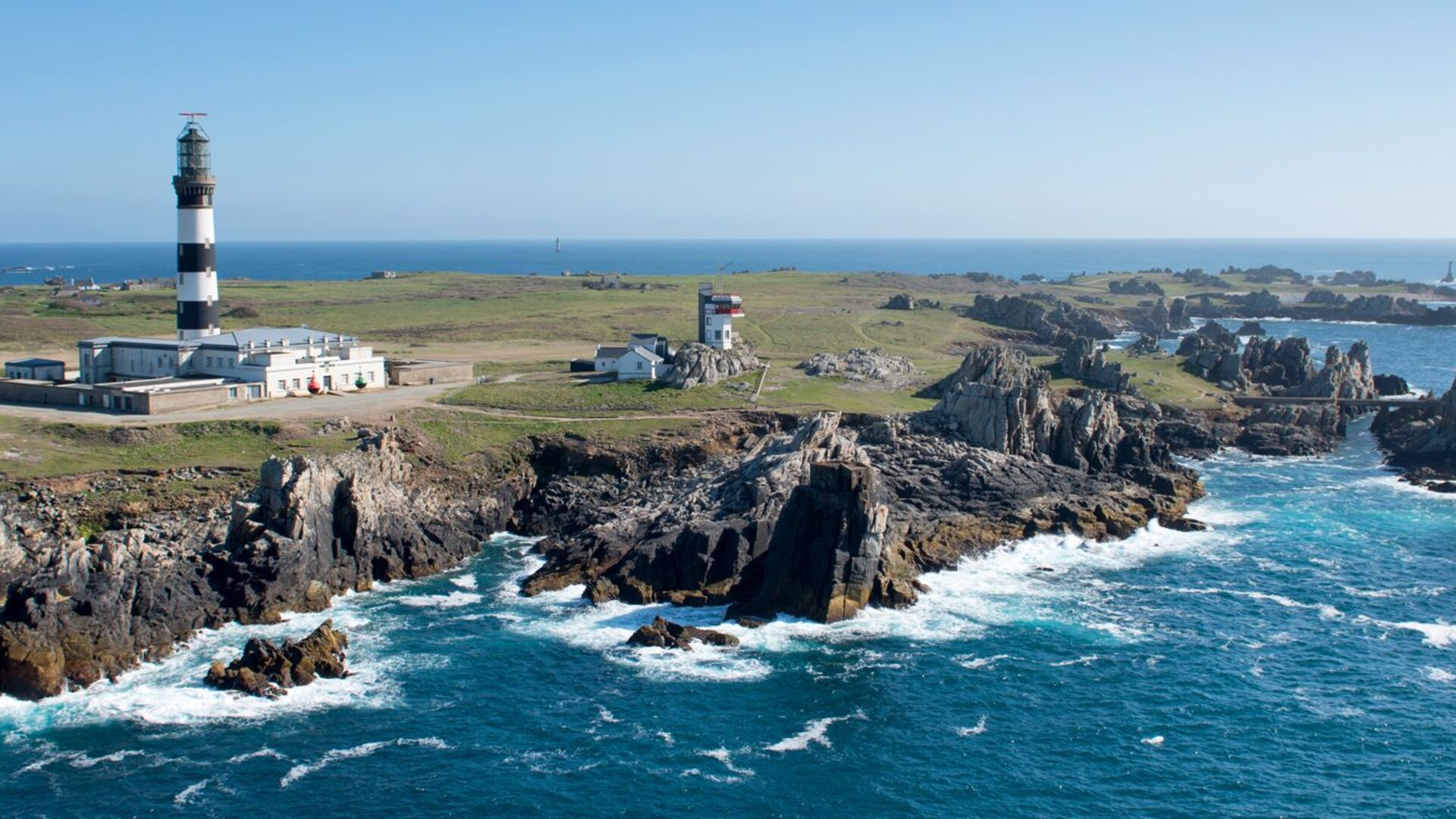 Le phare du Creac'h sur l'île d'Ouessant