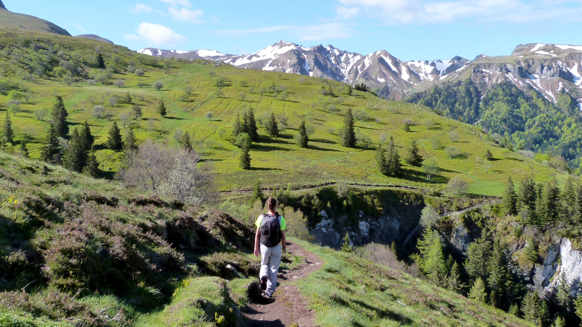 Randonnée en Auvergne dans le Massif central