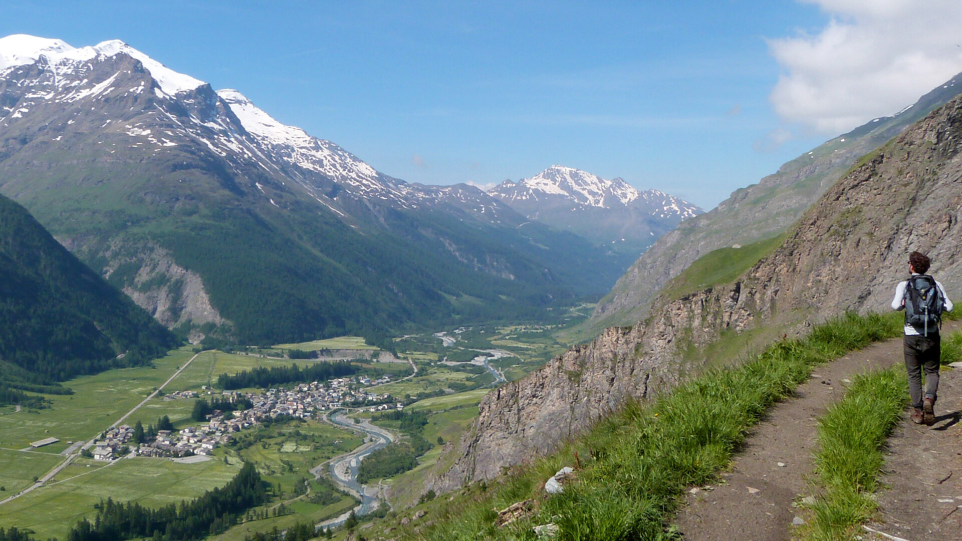 Randonneur en Vanoise