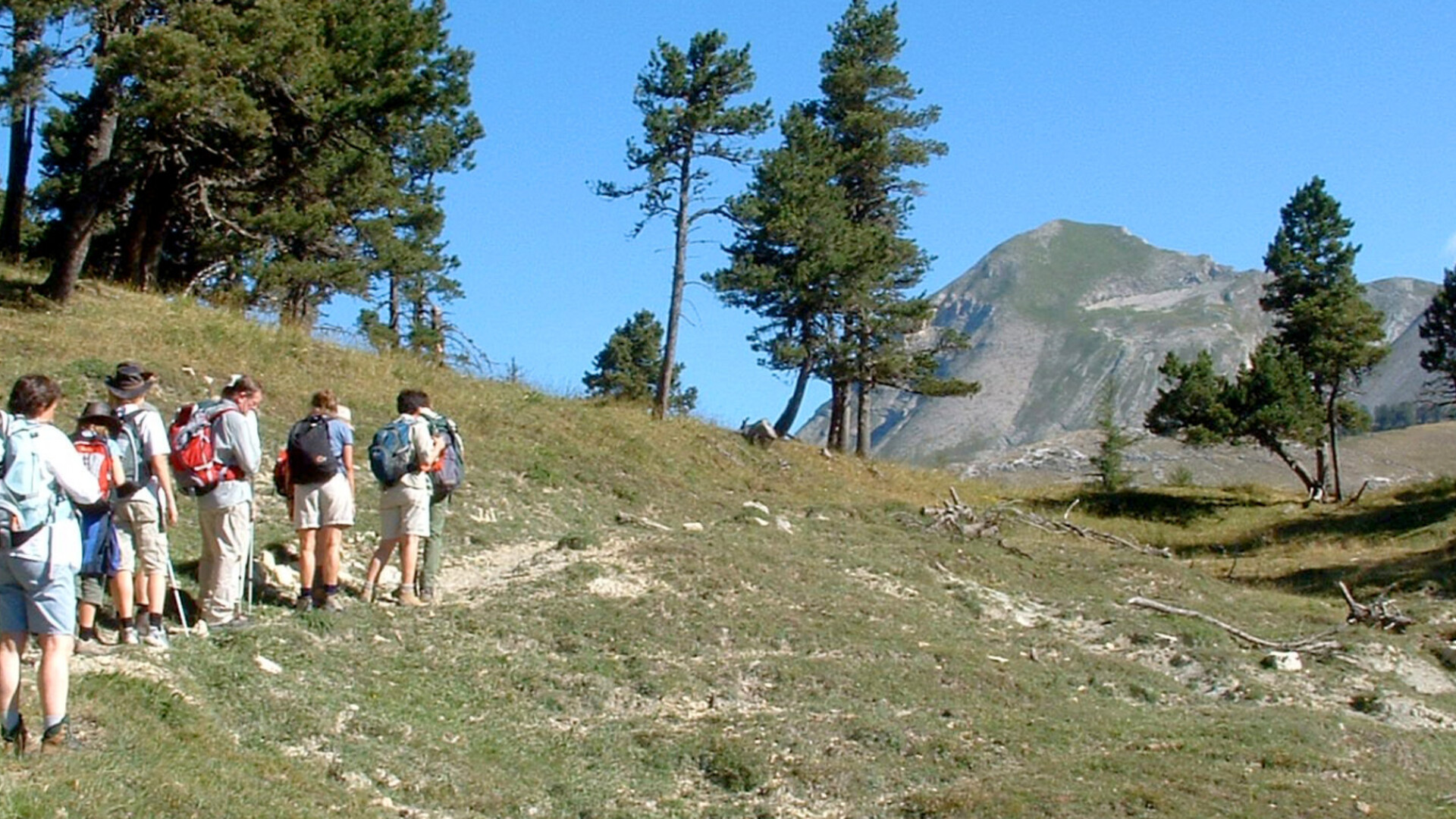 Randonneurs dans le Buëch