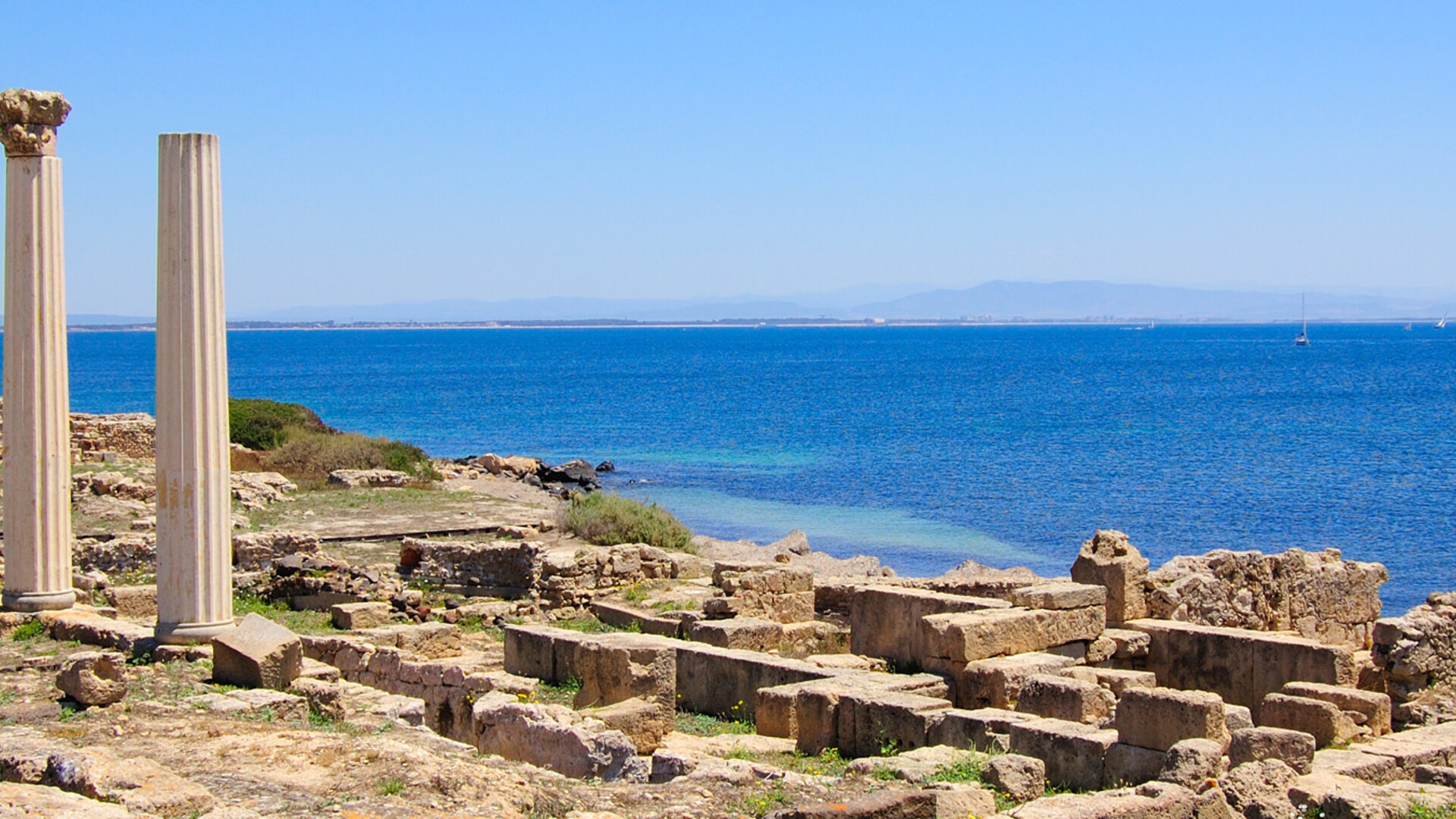 Site archéologique de Tharros en Sardaigne, Italie