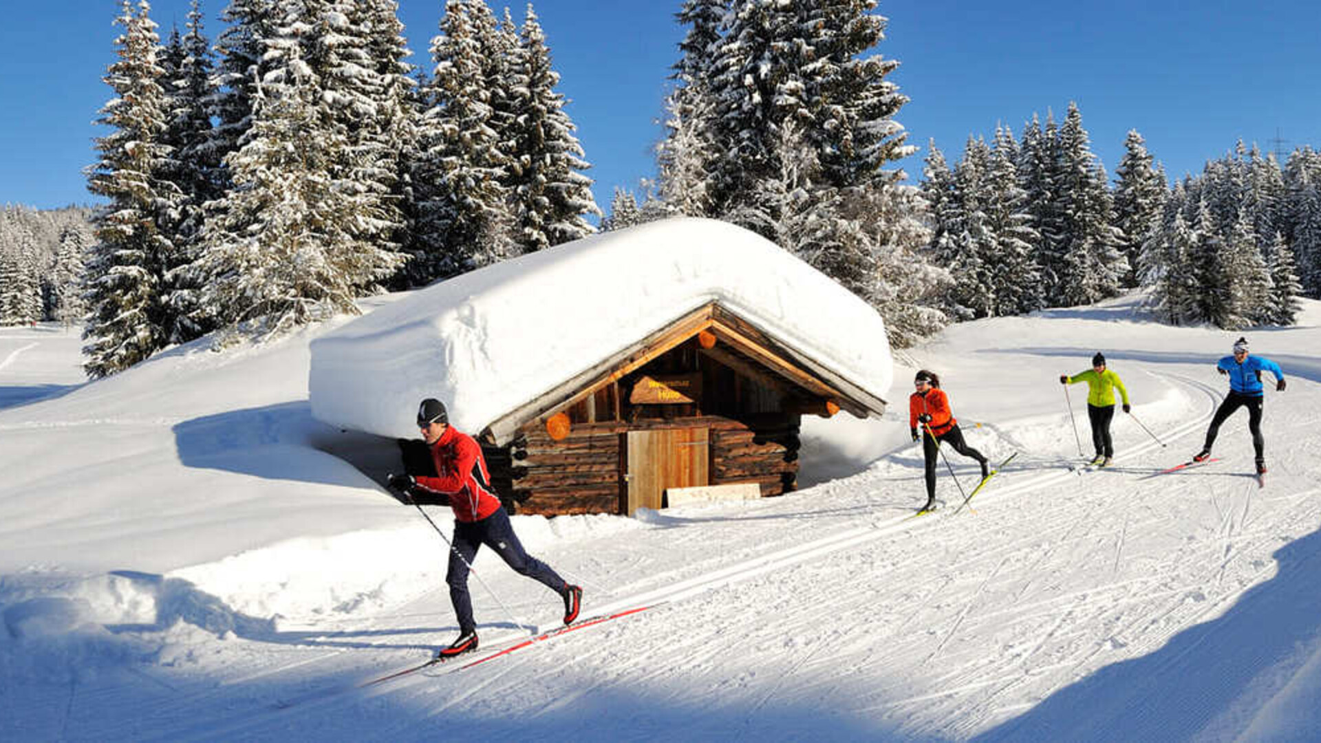 Ski de fond à Seefeld dans le Tyrol 