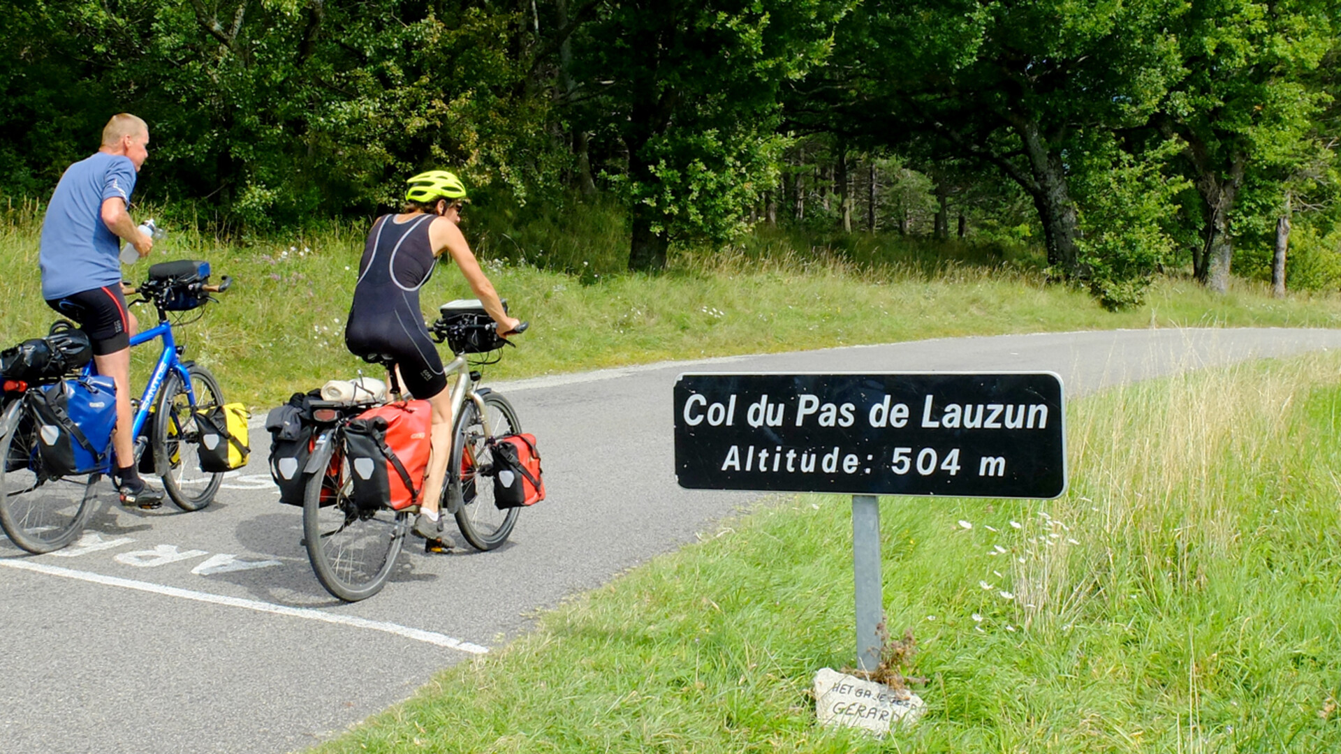 Vélo dans la Drôme provençale