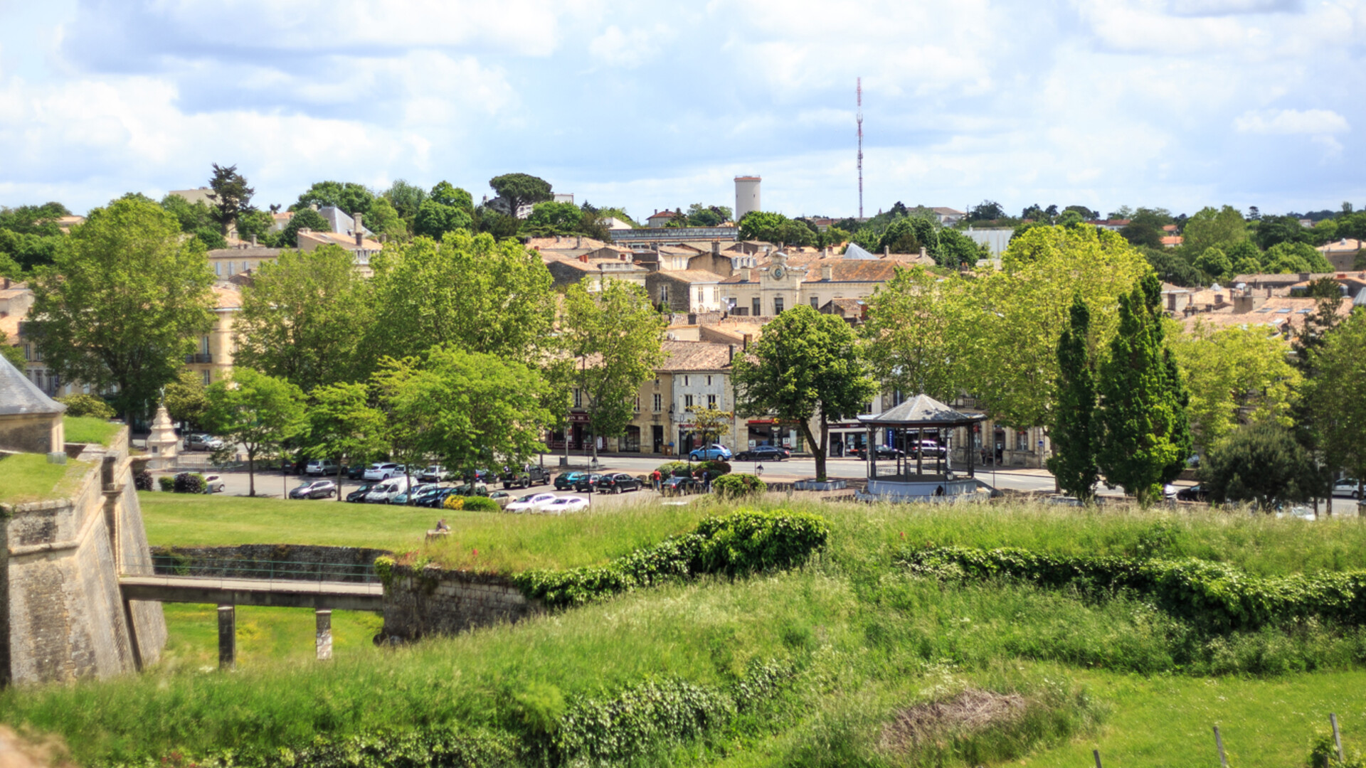 Vue depuis la citadelle de Blaye en Gironde