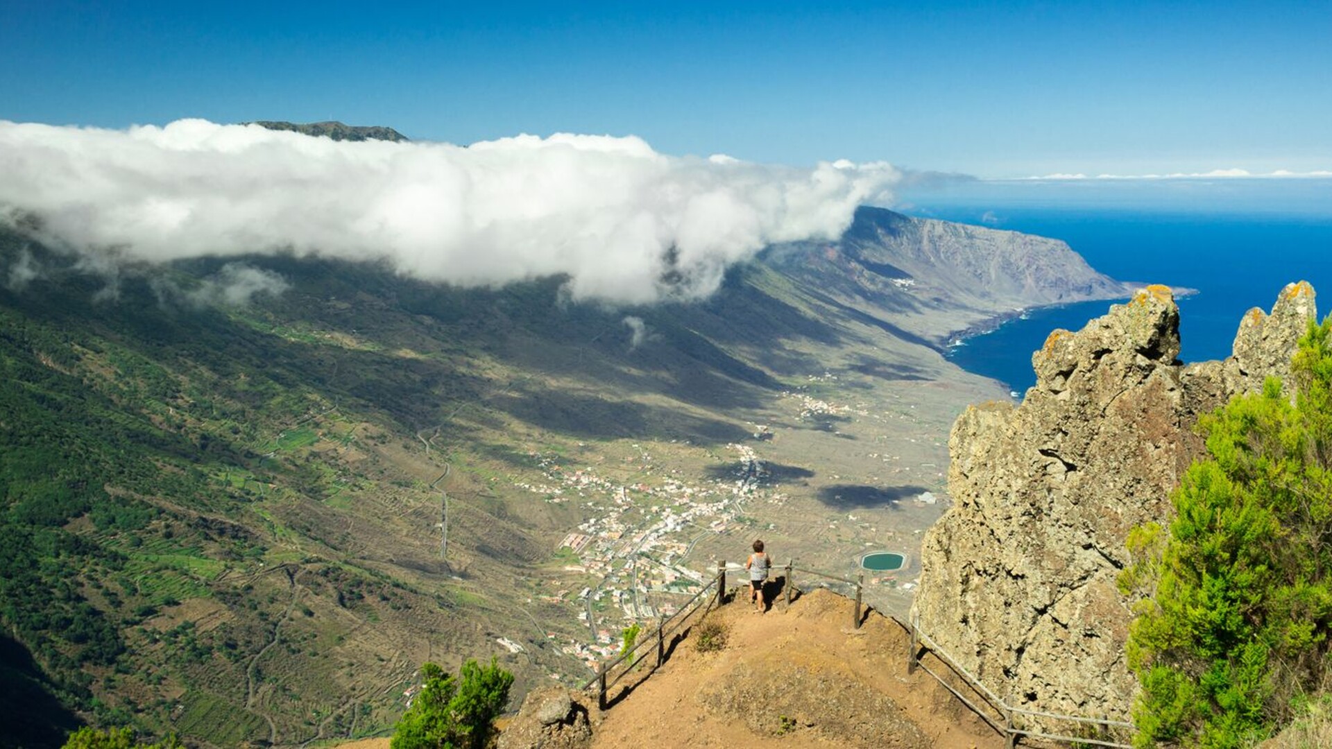 Vue depuis le Mirador de Jinama sur l'île d'El Hierro