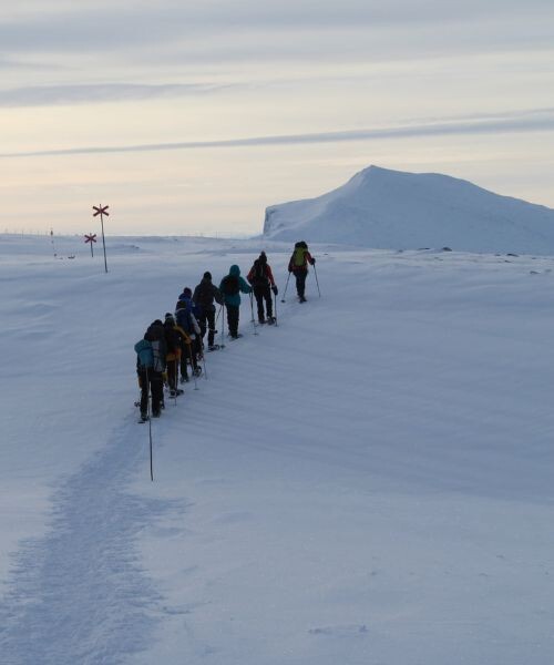 Montée en raquette  ©Emmanuelle Deschamps