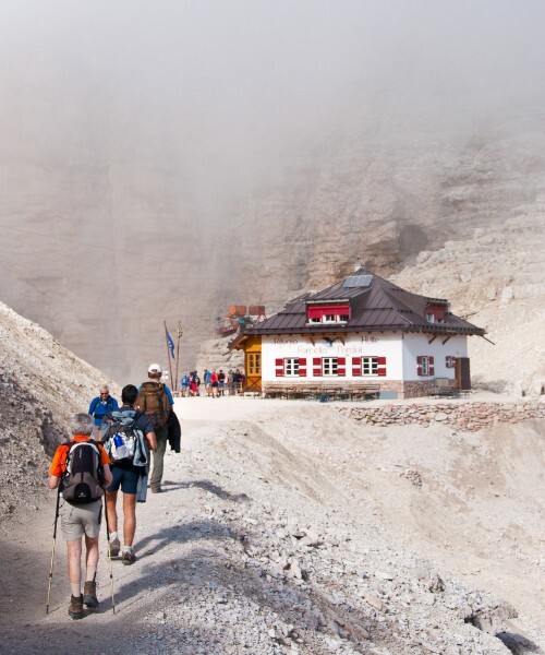 Rifugio Passo Pordoi, Massif du Sella