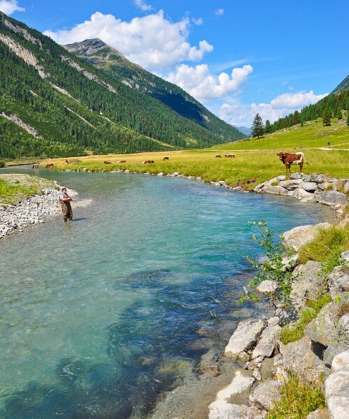 Pêche à la mouchedans le Krimmler Achental