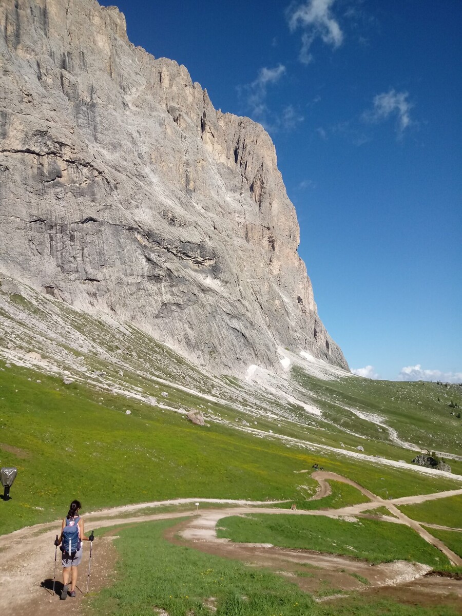 Paysage près du Passo Sella