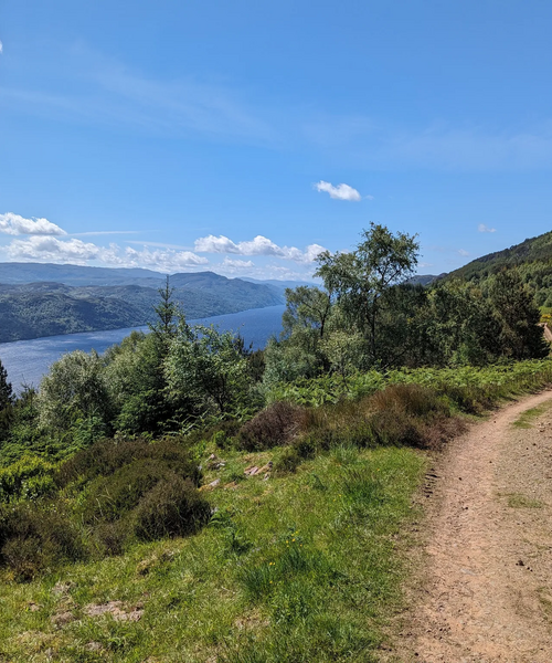 Loch Ness par le chemin Forestier