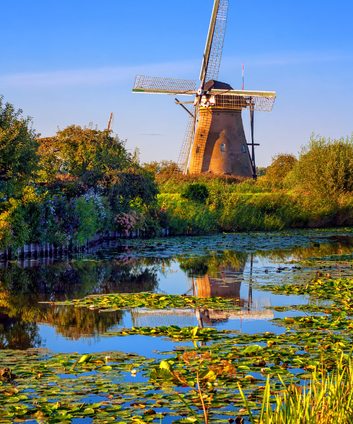  Kinderdijk moulins