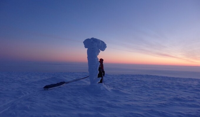 Nuit polaire en Finlande