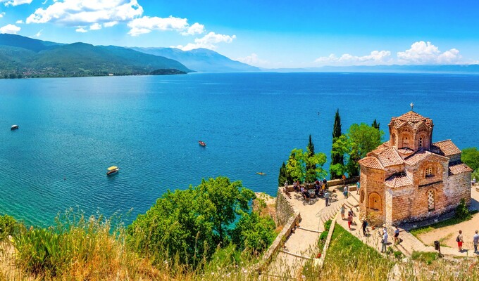 Église Saint-Jean de Kaneo - Lac de Ohrid ©AdobeStock