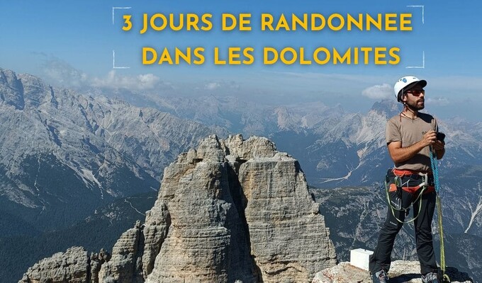 Randonnée de 3 jours dans les Dolomites