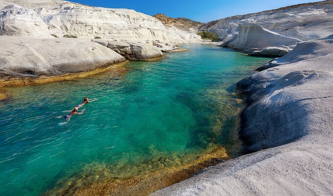 Plage de Sarakiniko Milos