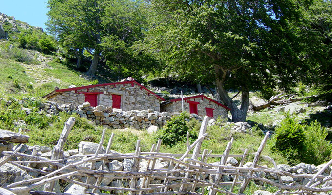 Cabanes de berger sur le GR20