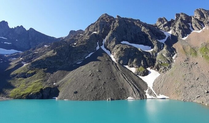 Vue sur le lac Blanc