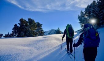Initiation au ski de randonnée nordique dans le Queyras