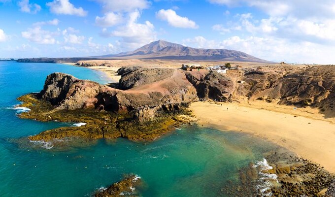 La Costa de Papagayo sur l'île de Lanzarote