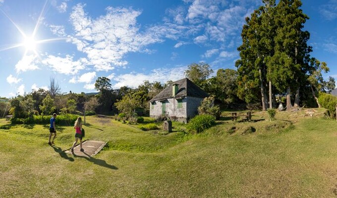 Gîte de Bélouve sur l'île de la Réunion