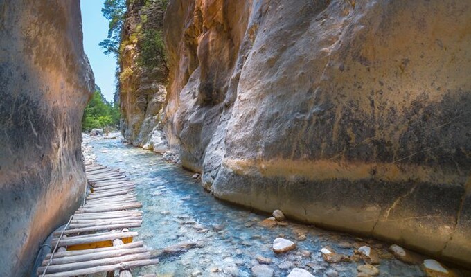 Gorges de Samaria en Crète