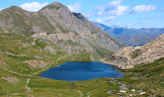 Lac de Foréant dans le Queyras