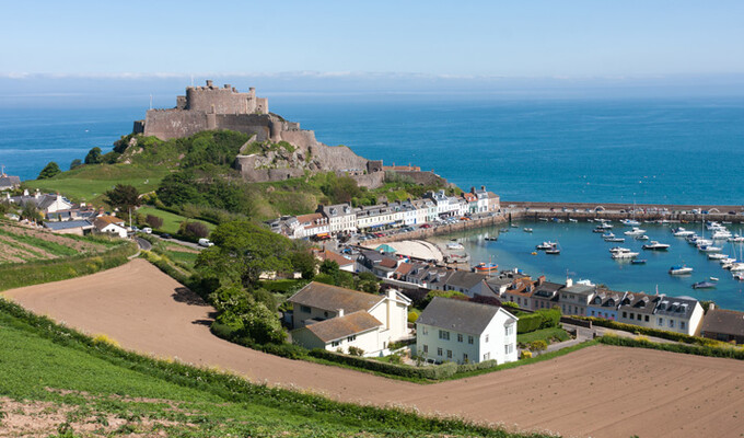 Le château de Mont Orgueil à Jersey