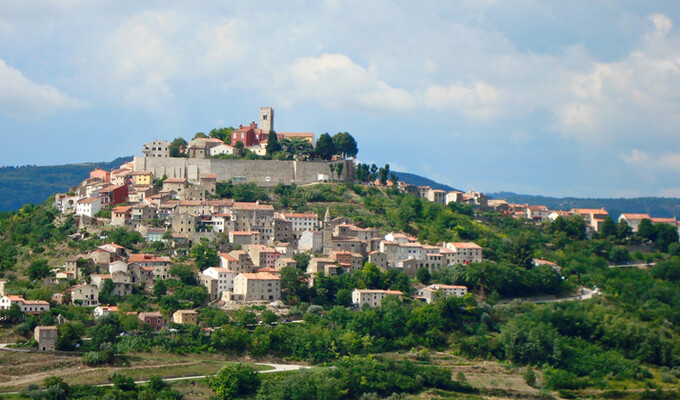 Village de Motovun en Istrie