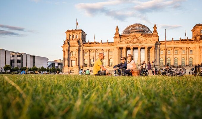 Le palais du Reichstag à Berlin, Allemagne