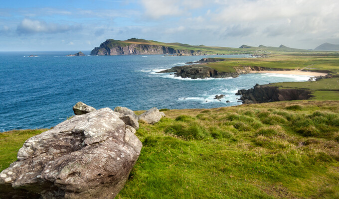 La péninsule de Dingle vue depuis Clogher Head