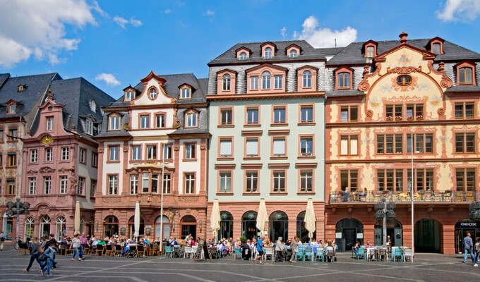 Place du marché à Mayence 