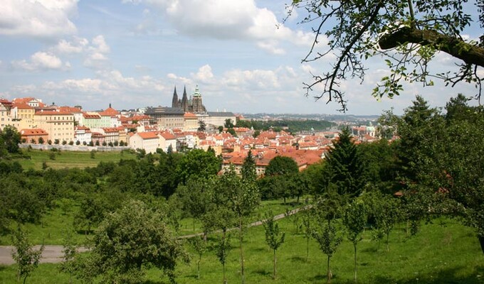 Prague, son château, ses jardins